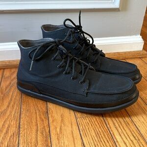 Men’s black olukai shoes size 10 nalukai kapa boot
